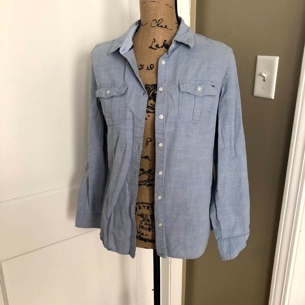 Tommy Hilfiger Button Down Light Blue Shirt
